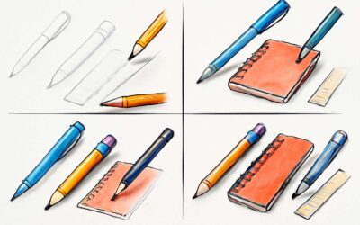 Master Your Sketching Skills: How to Draw Stationery Items Like a Pro