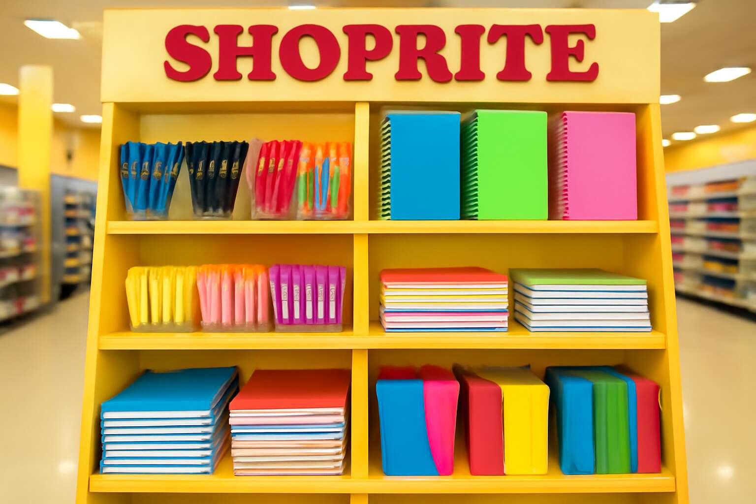 stationery at shoprite