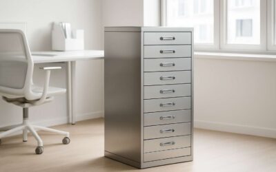 Upgrade your office with a steel stationery cabinet that maximizes space and style