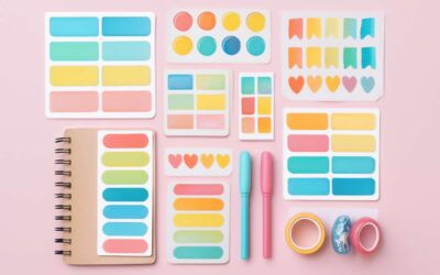 Upgrade your planner with stationery stickers labels for chic organization.