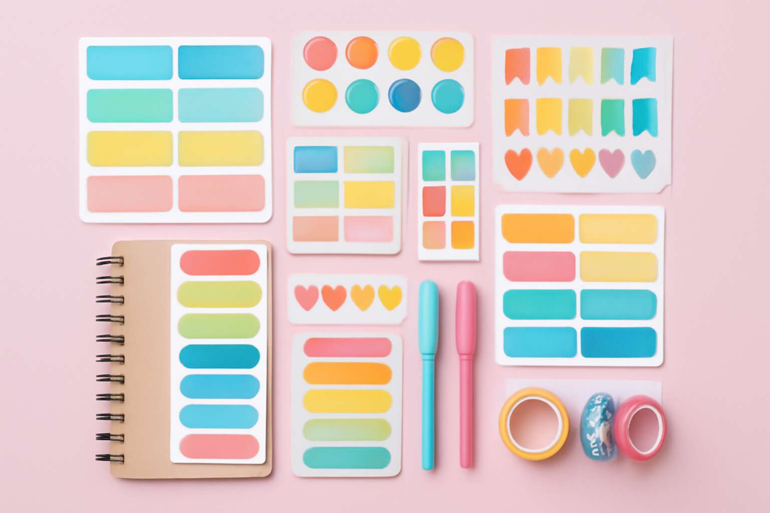 stationery stickers labels