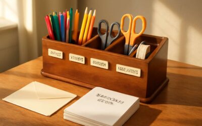 Meet the stationery butler: your desk’s stylish guardian of pens and paper.