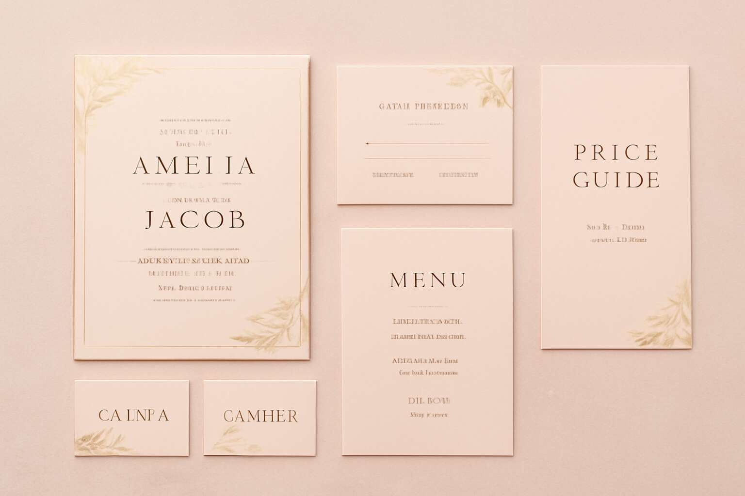 wedding stationery packages prices