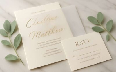 Find wedding stationery near me for stunning invites and chic wedding details