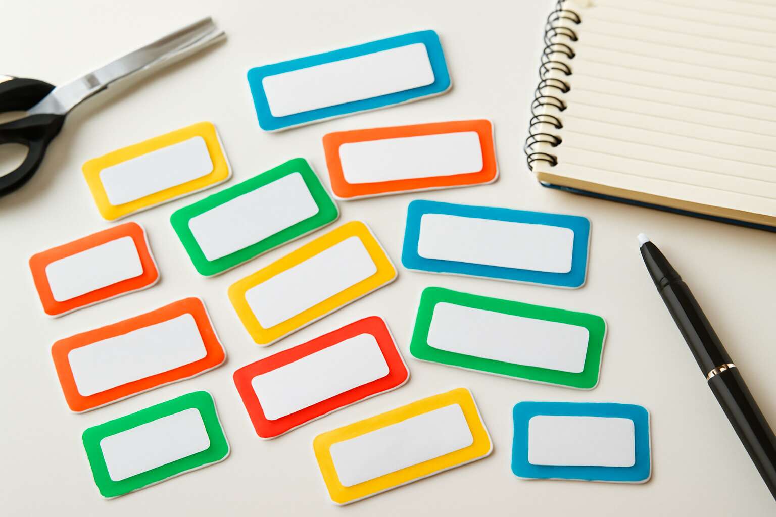 labels for stationery