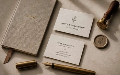 Stationery and branding turn everyday paper into a lasting brand impression.
