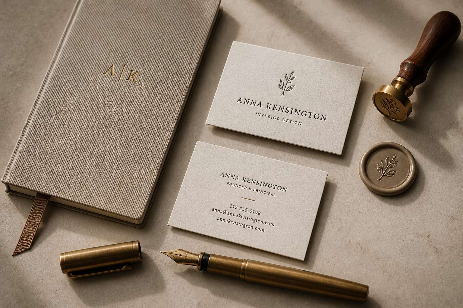 stationery and branding
